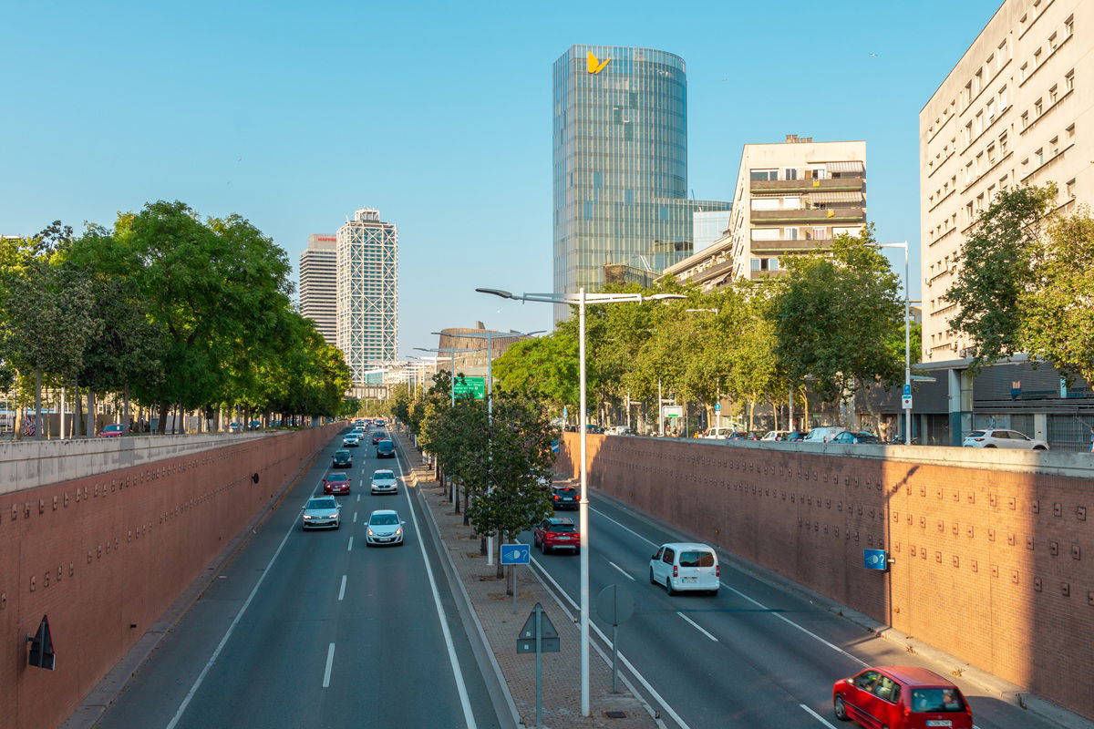 New speed cameras on Barcelona's Ronda Litoral