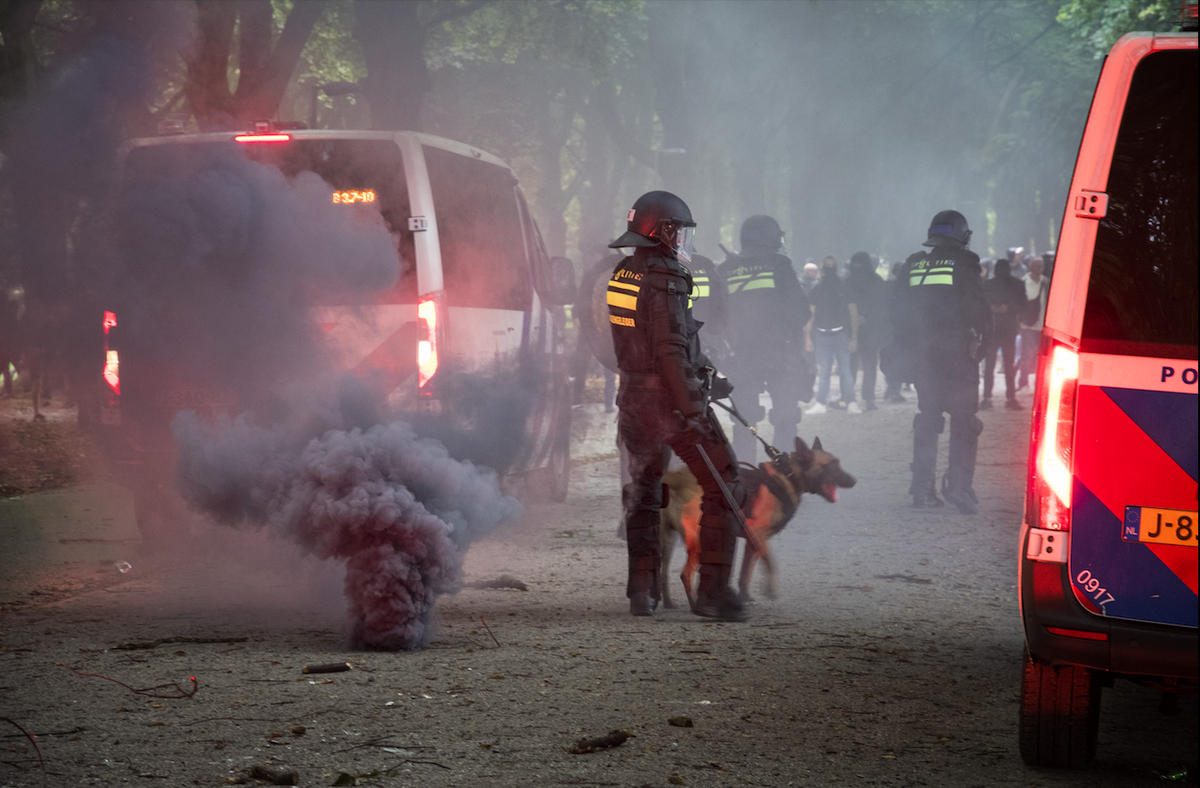Masked Islamists target Hanukkah event in Amsterdam