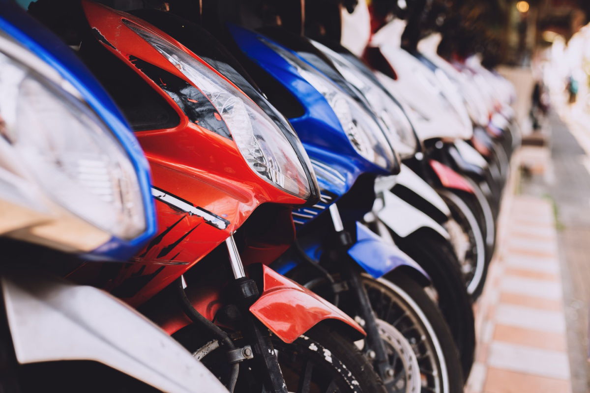 An ageing fleet. Over 44% of Spain’s motorcycles are more than 15 years old.