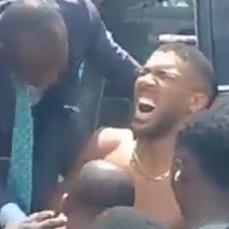 Anthony Joshua car crash