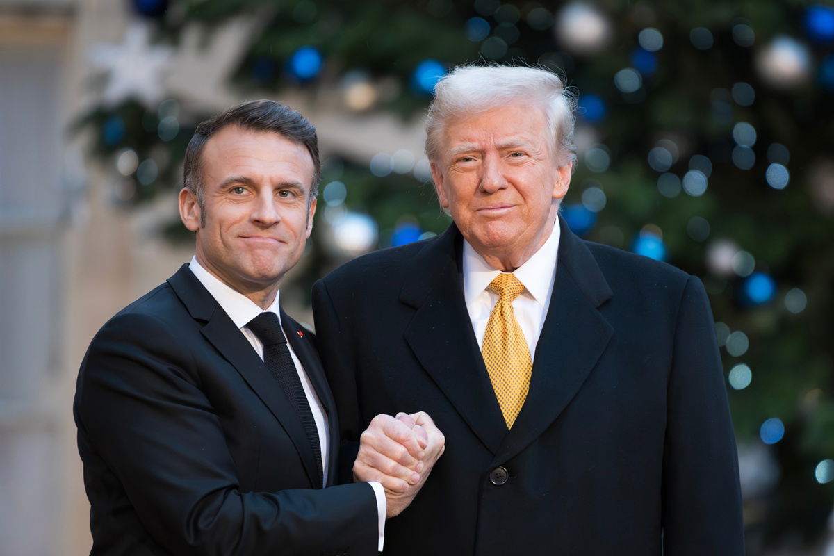 Trump claims he pressured Macron