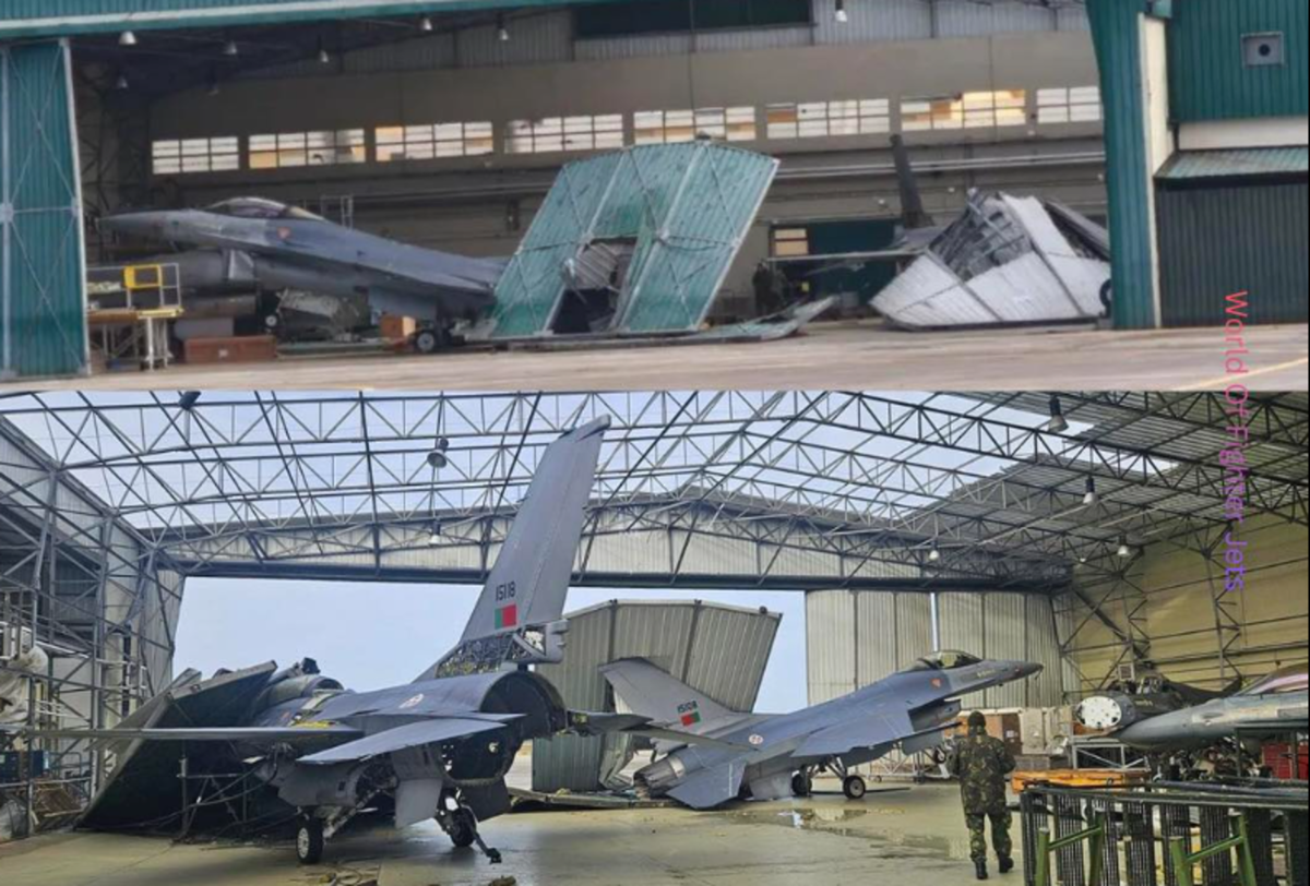 Storm Kristin damages Portuguese F-16 fleet at air base: Update for UK expats and travellers