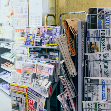 Newspaper stand
