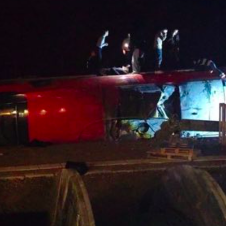 Train crash in Spain