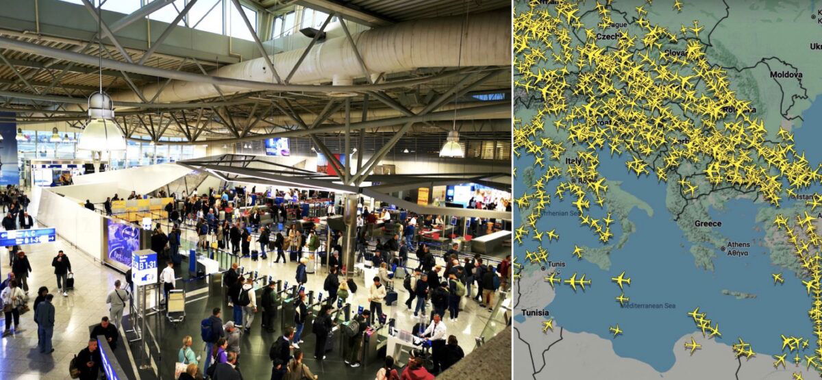 Air traffic control failure empties Greek skies of planes