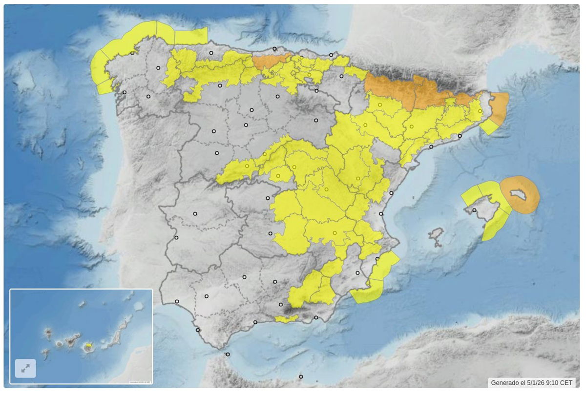 Storm Francis brings snow chaos to Spain as roads close and temperatures plunge