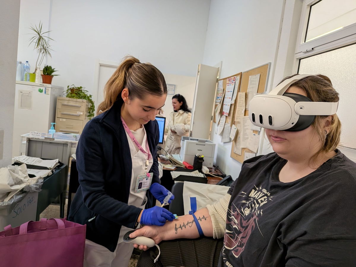 New virtual reality experience reduces anxiety during blood tests in Elche