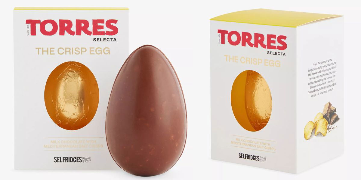 Spanish company Torres launches Easter egg filled with crisps – would you try it?