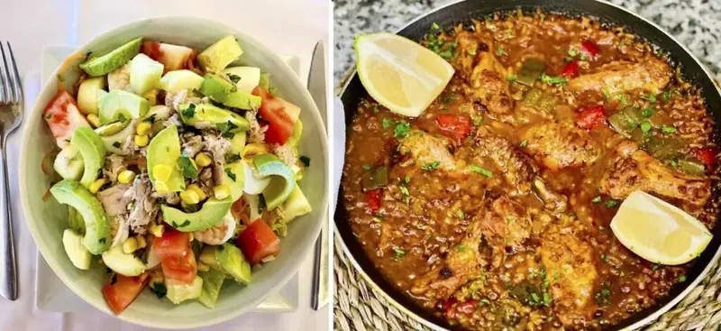 Salad & Paella
