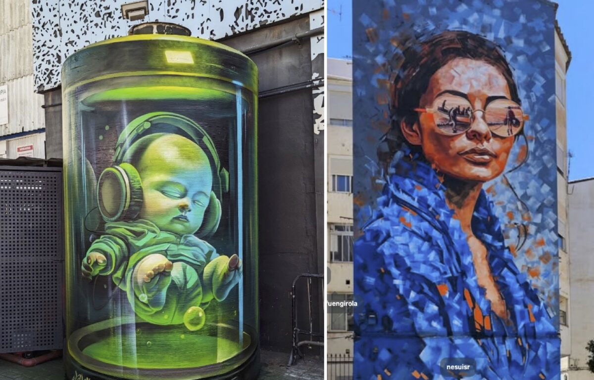 Torremolinos Hosts Joint Exhibition By Street Art Masters Lalone And Nesui: ‘médula’