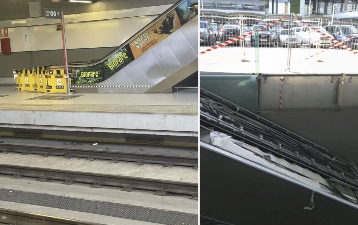 Renfe finally repairs the escalators, Airport