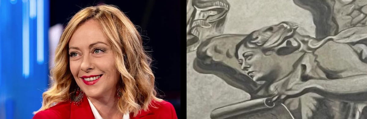 Lookalike ‘meloni Angel’ Painted Over In Rome Church After Backlash