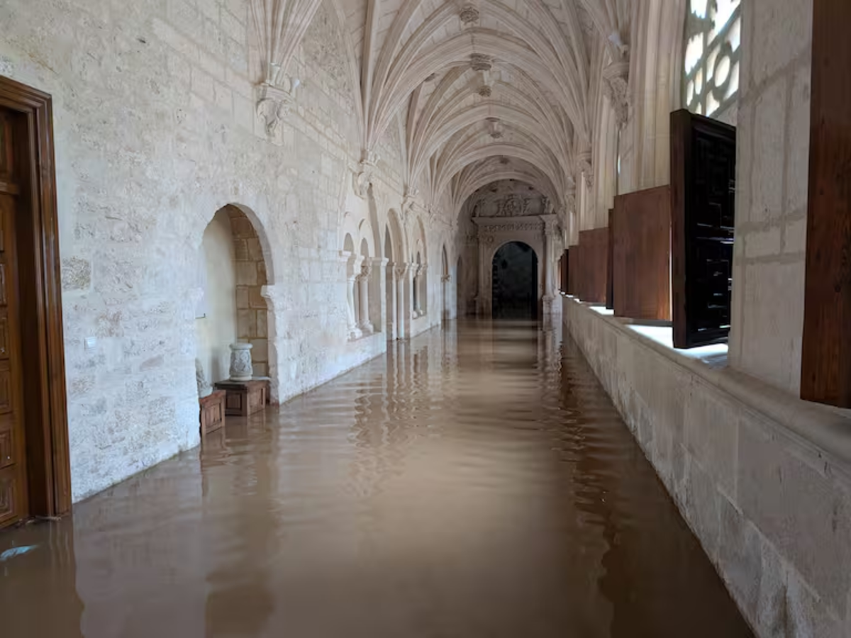 Floods swallow 900-year-old Spanish monastery