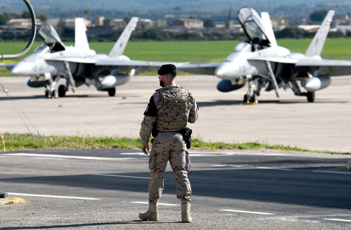 Why are so many military aircraft flying over Mallorca recently?