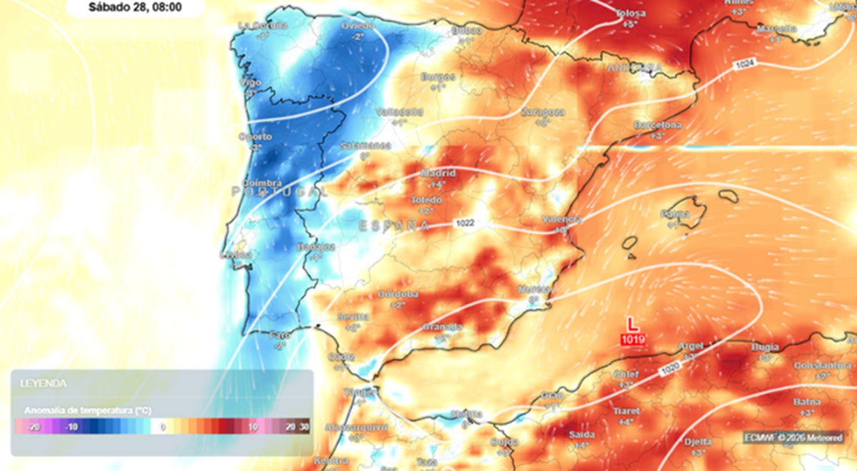 Spain’s spring preview ends: temperatures set to plunge as dust haze and possible DANA loom