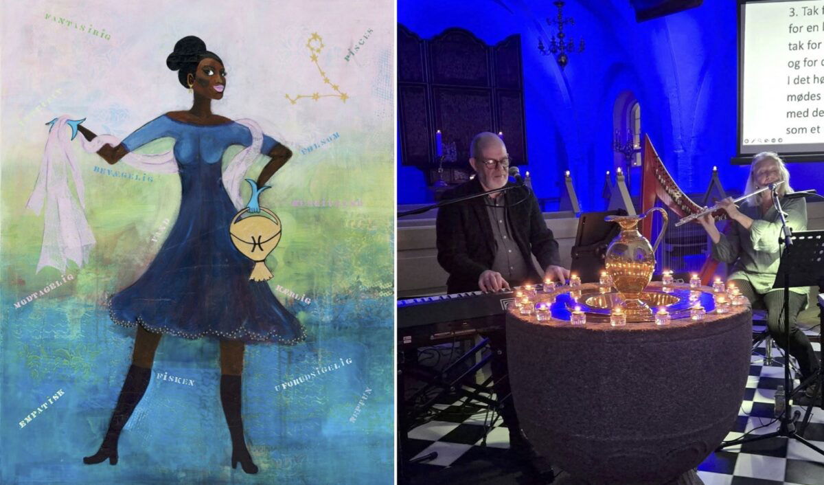 Danish artist Tine Lilholt brings zodiac magic to Mijas with sound and colour