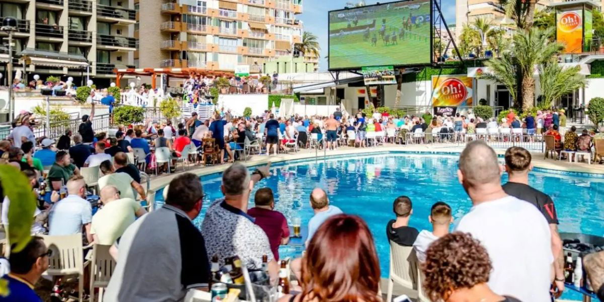 Sun, pints and punting: Brits head to Benidorm for ‘Costa del Cheltenham’