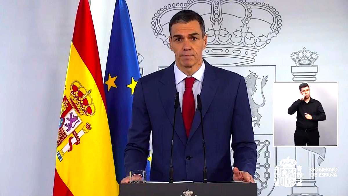 Spain’s Sánchez speaks to the nation: Echoes anti-war cry amid escalating US tensions